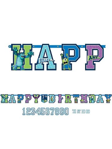 Monsters University Letter Banner 10 Ft.