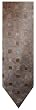 Men's Michael Kors Necktie Neck Tie Beige, Blue and Silver