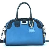 Classic Structured leather handbag/satchel with Integrated Lighting System! blue, black, designer leather, luxury handbags, high quality