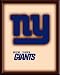 New York Giants WOODEN WALL ART BAR/GAMEROOM/HOME DECOR - POSTER/PRINT