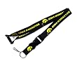 Iowa Hawkeyes Clip Lanyard Keychain Id Holder Ticket - Black