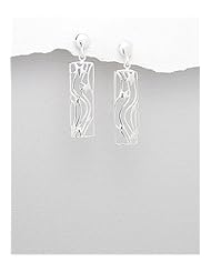 Star Earrings In 92.5 Sterling Silver