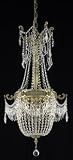 Esperanza 6 Light Small Chandelier Finish: French Gold, Crystal Trim: Elegant Cut