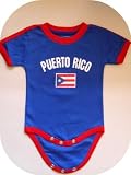 PUERTO RICO BABY BODYSUIT 100%COTTON. SIZE FOR 6 MONTHS .NEW