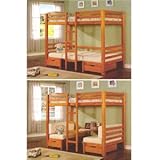 Twin/Twin Convertable Bunk Loft Bed 7413(ABC)