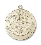 14kt Gold St. Roch Medal
