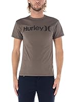 Nike Hurley Camiseta Manga Corta One & Only Push Through (Barro)