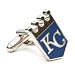 Kansas City Royals MLB Logo'd Executive Cufflinks w/Jewelry Box