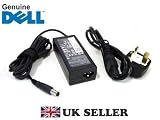 GENUINE Original Dell PA-12 PA12 65W AC Adapter Charger Power Supply & UK Mains Power Cable for Latitude Inspiron Precision XPS Laptops , Brand NEW, Updated NEW SLIM version , Dell P/Ns : K9TGR , TJ76K , 928G4