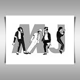 MICHAEL JACKSON MJ A1 CANVAS ART PRINT