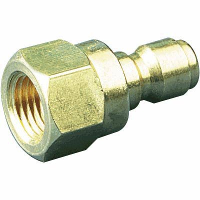 NorthStar Pressure Washer Quick Coupler Steel Female Plug - 1/4in. Inlet Size, 5200 PSI, 6 GPM