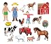My Farm Friends Feltboard Figure Set - Pre-Cut Figures