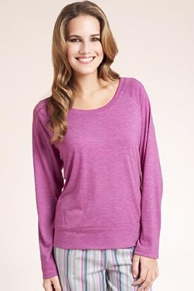 Scoop Neck Plain Pyjama Top