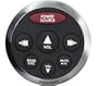 Clarion CMRC2-SB Watertight Silver Face with Black Rubber Bezel Marine Remote Control