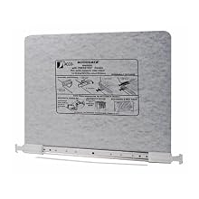ACCO PRESSTEX Data Binder with Storage Hooks, For 11 x 16 Inch, 11 x 15-1/2 Inch and 11 x 17-3/4 Inch Burst Sheets, Light Gray (A7054144A)