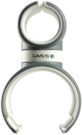 Cell Phone Holder, 360 Degree Rotation Portable Rubber Mount for Car, Bike, Desk and Treadmill (Grey)