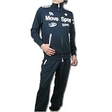 DESCENTE デサント スウェット上下 2010MODEL《メンズ：ネイビー》グラフィックロゴ トレーニング DAT-2011-DAT-2011P-UNV-UNVの画像