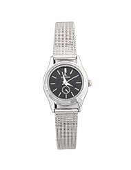 HACBIWA Classic Fashion Women Lady Girl Stainless Steal Silver Wrist Watches Gift