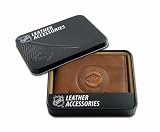 Minnesota Wild Embossed Leather Bifold Wallet