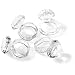 Prodyne AN-60 Jubilee Acrylic Diamond Napkin Rings, Set of 4