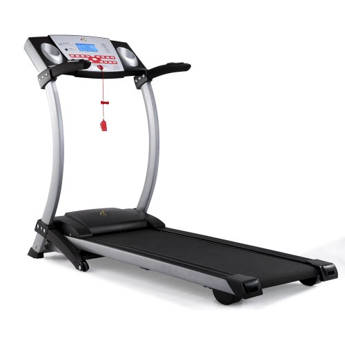 V-Fit BST-TM Folding Electric Treadmill - Silver