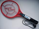 1 Zap Racket TM (Trademarked) - Lightweight, No Batteries Needed, Rechargeable Mosquito / Fly / Bug Zapper with Detachable Power Cord and Light