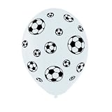 Football party balloons, pack of 6