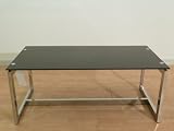 Marcello Black Glass & Chrome Coffee Table 41I8iaQtEYL. SL160