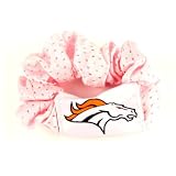 Denver Broncos Pink Hair Scrunchie - Hair Twist - Ponytail Holder