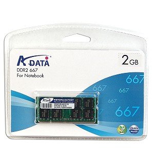 A-Data 2GB DDR2 PC2-5300 200-Pin Laptop SODIMM Major/3rd
