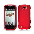 HTC myTouch 4G Slide (T-Mobile) Rubberized Snap On Protector Hard Case, Red