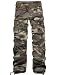 Match Juniors Camouflage Cargo Pants 3 Colors Available Petite Slim Fit Military Style Pants #2036M (Label size M/28 (US size 4), Green camouflage)