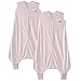 HALO Big Kids SleepSack Lightweight Knit Wearable Blanket, Pink, 4-5T, 2-Pack