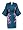 Cherry Blossom Design (Teal)
