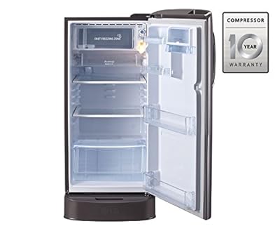 LG GL-D241ASLN.DSLZEBN Direct-cool Single-door Refrigerator (235 Ltrs, 5 Star Rating, Scarlet Lily)