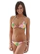Sale Halter Bikini Swimsuit Tropical Print Junior Sizes M 4 or 6