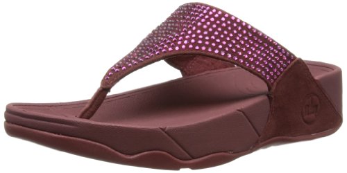 FitFlop Womens's Rokkit Flip Flop,Java Brown,8 M US