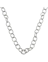 14 Karat White Gold Open Cable Chain (17 inch)