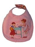 Vintage-style Kids Cooking Baby Girl Bib