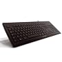Cherry eVolution STREAM Corded MultiMedia Keyboard Tastatur USB+PS/2 Combo schwarz