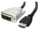 StarTech.com HDMI to DVI-D Cable - Video cable - 19 pin HDMI (M) - DVI-D (M) - 20 ft - black