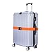 Hibate Adjustable Luggage Strap Heavy Duty Suitcase Belt - Orange, Pack of 2