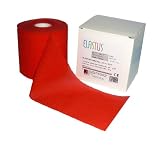 Elastus D&uuml;nne Selbsthaftende elastische Fixierbinde, rot, 20 m x 8 cm, 72841_rot