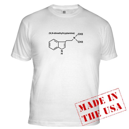 DMT Molecule Marijuana Fitted T-Shirt by CafePress