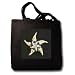 Florene Decorative - Diamonds and Blue Sapphire Star - Tote Bags