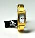 Moderne Quartz Damennuhr, Spangen/Glieder Metallarmband, goldfarben