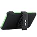 iPhone 6 Plus Case, ULAK iPhone 6 (5.5) Case Hybrid Impact Rubber Combo Holster Cover Case for iPhone 6 Plus With Belt Swivel Clip + Screen Protector and Stylus(Green)