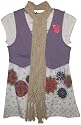Eyeshadow Girls 7-16 Trippler: Vest, Border Screen Tunic W/Scarf