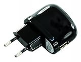 USB Power Plug 220 Volt auf 5 Volt - Farbe schwarz - Ladegerät für alle E-Zigaretten mit USB-Ladekabel, Farbe schwarz USB Power Plug 220 Volt auf 5 Volt - Farbe schwarz - Ladegerät für alle E-Zigaretten mit USB-Ladekabel, Farbe schwarz