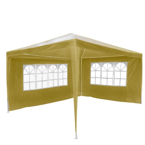 Jago - Pavillon tonnelle de jardin - FZP02 - Beige - 3 x 4 m - DIVERSES COULEURS AU CHOIX